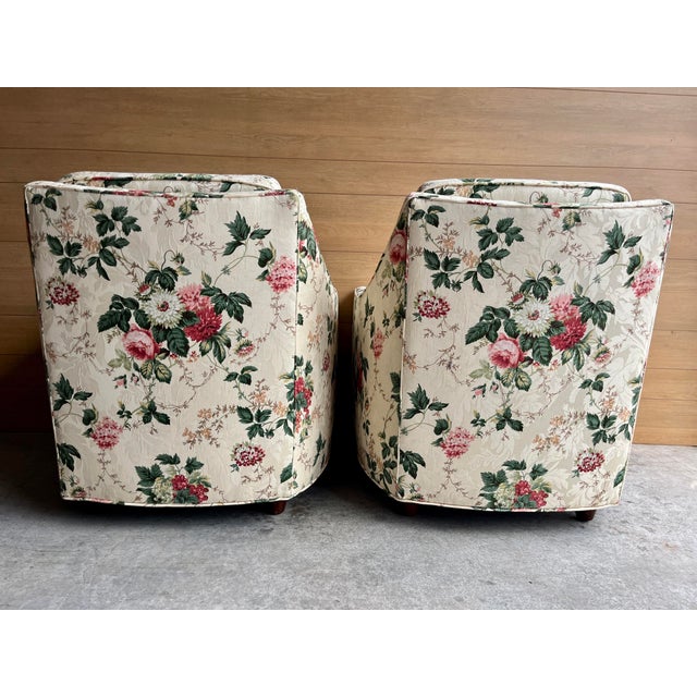 1950s Upholstered Lounge Chairs- a Pair For Sale - Image 12 of 12