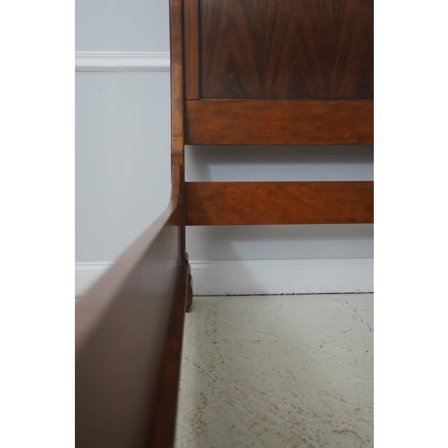 Brown Ethan Allen Queen Size Tuscany Sleigh Bed For Sale - Image 8 of 17