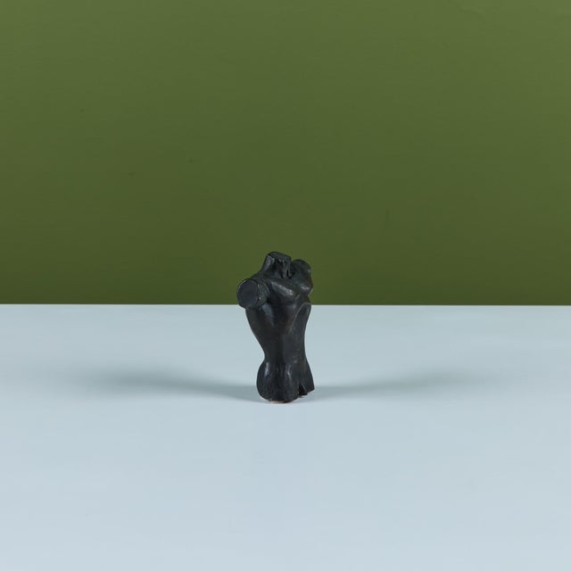 Bronze Solid Bronze Male Torso For Sale - Image 8 of 12