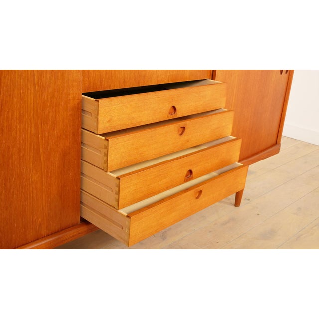 Vintage Highboard in Teak by H.W. Klein for Bramin For Sale - Image 12 of 14