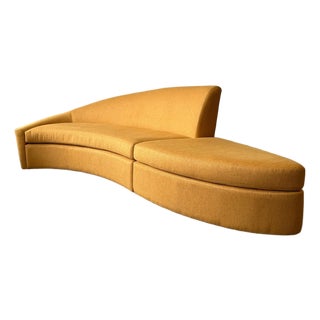 Serpentine Wave Sofa by Vladimir Kagan for American Leather For Sale