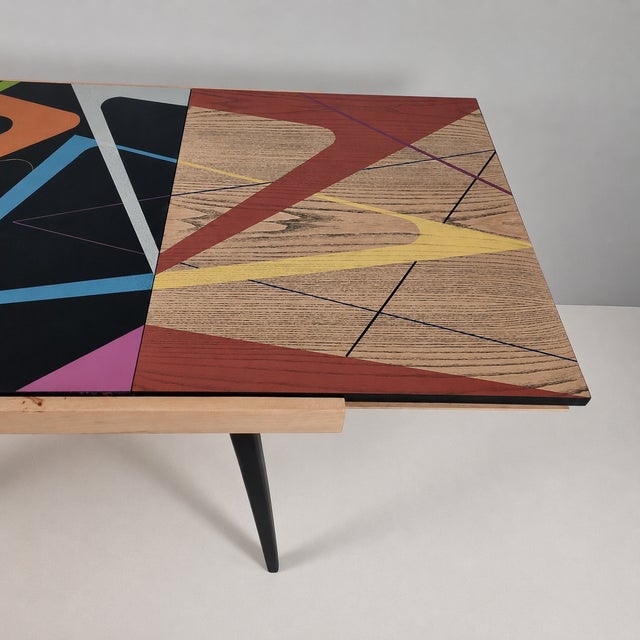 Vintage Ash Coffee Table, 1970s For Sale - Image 9 of 11