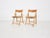 Set of Beech and Rush Folding Chairs, 1960s For Sale - Image 11 of 11