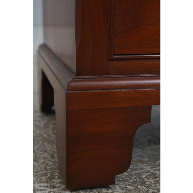 Pair of Stickley Antiquities Mahogany Bachelor Chests For Sale - Image 12 of 18