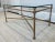 Italian Vintage Niermann Weeks Italian Style Glass Top Coffee Table For Sale - Image 3 of 9