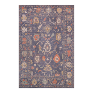 Boho Chic Oushak Paloma Blue/Gray Wool&Silk Rug - 9'11'' X 13'11''