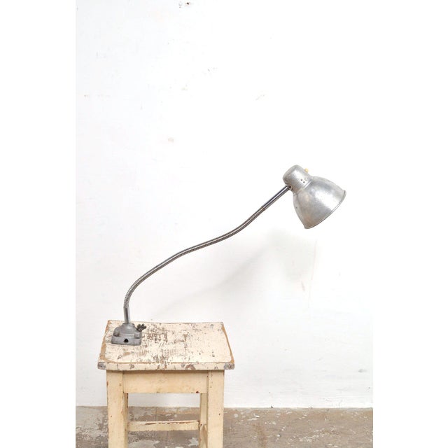 1950s Industrial Flexible Workshop Table Lamp, 1950s For Sale - Image 5 of 12