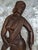 1960s Pair Mid-Century Modern Hand-Carved Wood Figural Relief Wall Panels on Shimmering Capiz Shell Grounds For Sale - Image 5 of 18