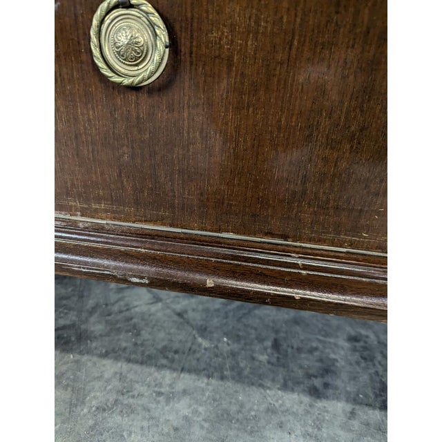 Brown Mahogany Vinyl and Hi-Fi Cabinet For Sale - Image 8 of 11