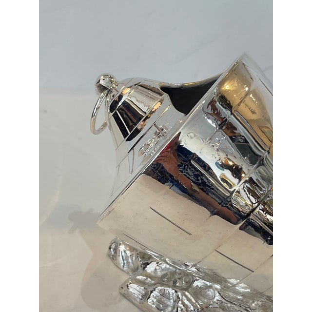 Silver Antique Victorian Silver Plate Marine Buoy Spoon Warmer, c.1868 For Sale - Image 8 of 18