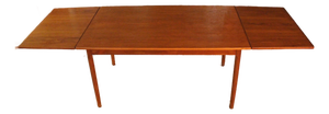 Circa 1960s Mid Century Modern Danish Expanding Dining Table by as Randers