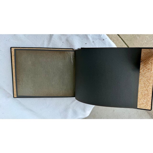 Black Vimtage Asian Abalone and Wood Laquered Photo Album For Sale - Image 8 of 12