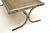 French Steel and Leather Coffee Table, 1960s For Sale - Image 9 of 10