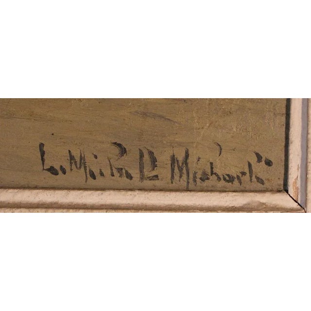 Michel Michaeli, Fish Market in Marseille, 1920s, Oil on Canvas, Framed For Sale - Image 6 of 10