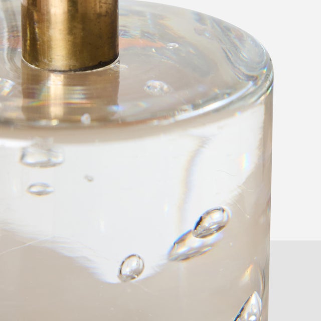 Transparent Early Cylinder Table Lamp 1819 by Josef Frank for Svenskt Tenn c1930s For Sale - Image 8 of 8