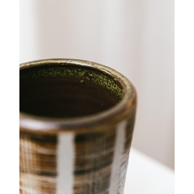 Vintage Studio Ceramic Vase, 1960s For Sale - Image 5 of 13