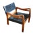 Wood Solid Oak Armchair by Guillerme & Chambron, France, 1960s For Sale - Image 7 of 9