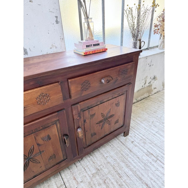 Folk Art Jam Cupboard from Savoyard, 1950s For Sale - Image 16 of 18