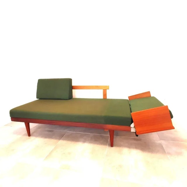 Swanette Sofa Bed Relling Series by Haldor Vik and Ingmar for Svene, Norway, 1960s, in Flawless conditions. Designed 1960...