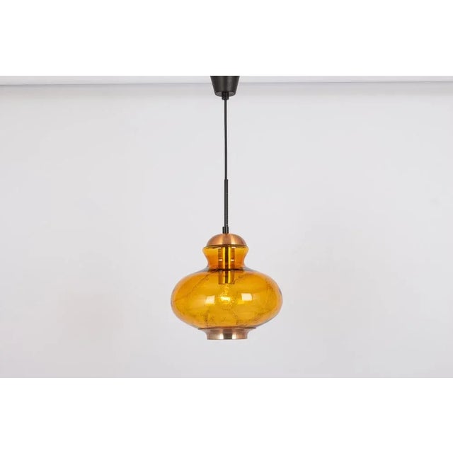 Small Murano Pendant Light attributed to Doria, Germany, 1970s For Sale - Image 6 of 8