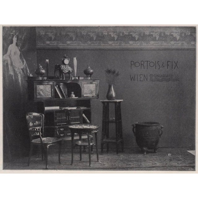 Art Nouveau Bookcase by Josef Hoffmann Portois & Fix, Vienna, Austria, 1900s For Sale - Image 12 of 17