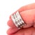 This authentic Bvlgari B.zero1 Band Ring is a chic and iconic design crafted in 18k white gold with a fine polished...