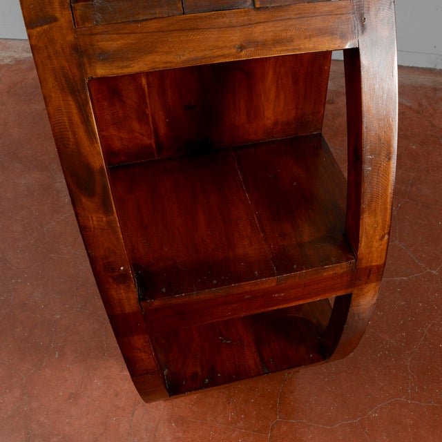 Vintage Oriental Style Bookcase For Sale - Image 11 of 18