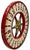 Early 20th Century Nice Antique American Hand Painted Wood & Metal Wheel of Fortune Gaming Wheel Circa Early 20th Century For Sale - Image 5 of 18