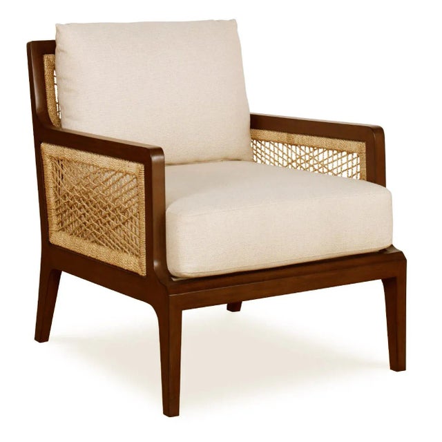 Not Yet Made - Made To Order Pasadena Abaca Lounge Chair For Sale - Image 5 of 5