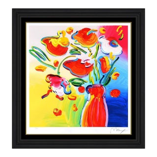 Mid 20th Century Vase of Flowers, Peter Max For Sale