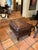 George Smith George Smith Leather Arm Chair and Ottoman For Sale - Image 4 of 6