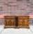 Vintage Ethan Allen Classic Manor Collection Nightstands with a single dovetailed drawer above a two door cabinet. Overall...