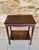 Wood Art Deco Walnut Side Table with Shelf, 1930s For Sale - Image 7 of 18