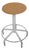 Beech and Iron 5-Foot Stool, 1970 For Sale