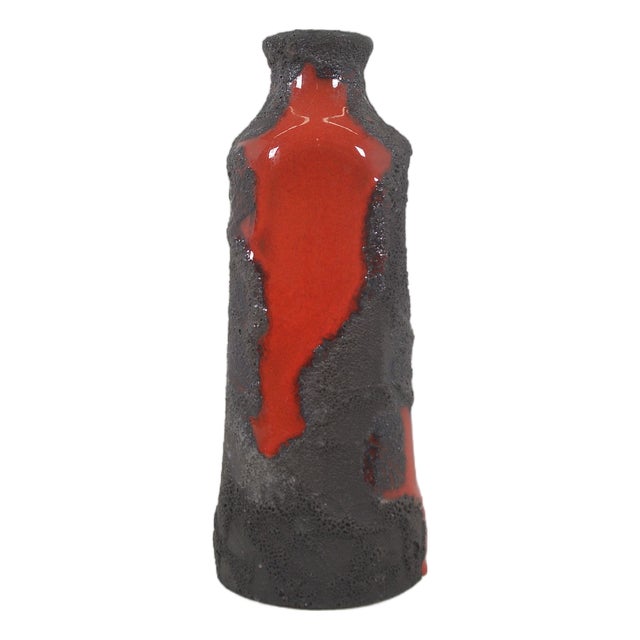 Fat Lava Vase from Marei Keramik, West Germany, 1970s For Sale
