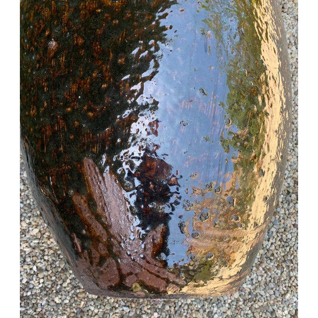 Chinese Glazed Terracotta Urn For Sale In Los Angeles - Image 6 of 11