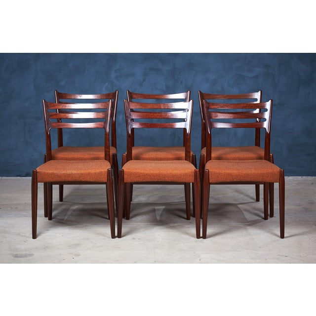 Vintage Dining Chairs by Svend Aage Madsen, 1960s, Set of 6 For Sale - Image 9 of 10