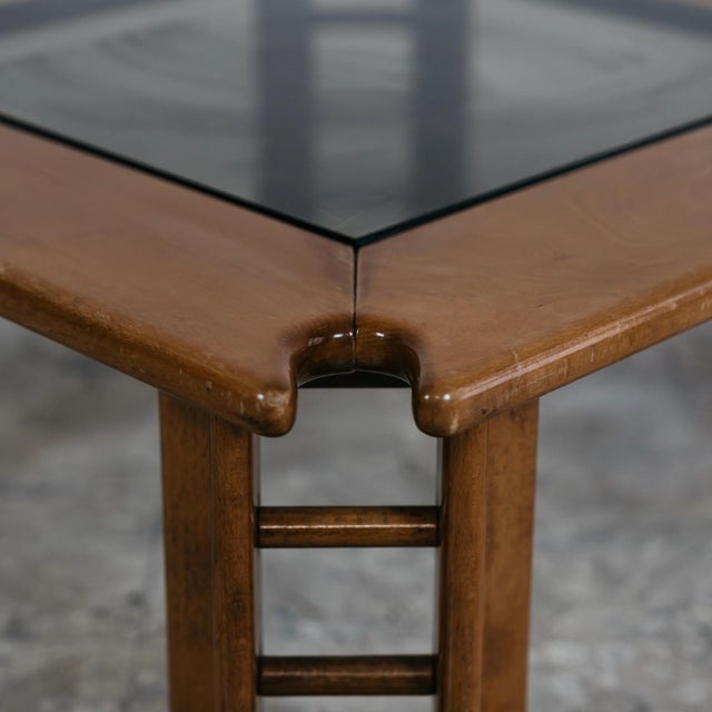 1960s Afra Coffee Table in Walnut and Crystal from Tobia Scarpa, 1960s For Sale - Image 5 of 11