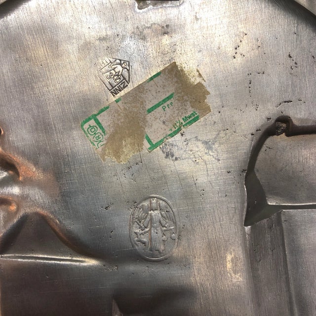 Mid 20th Century Mid 20th Century Albrecht Dürer Nuremberg Pewter Plate For Sale - Image 5 of 6