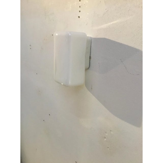 Glass Bauhaus Bathroom Wall Light by Wilhelm Wagenfeld for Linder For Sale - Image 7 of 7