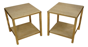 Side Tables in Travertine and 24 Carat Gold from Belgo Chrom / Dewulf Selection, 1970s, Set of 2
