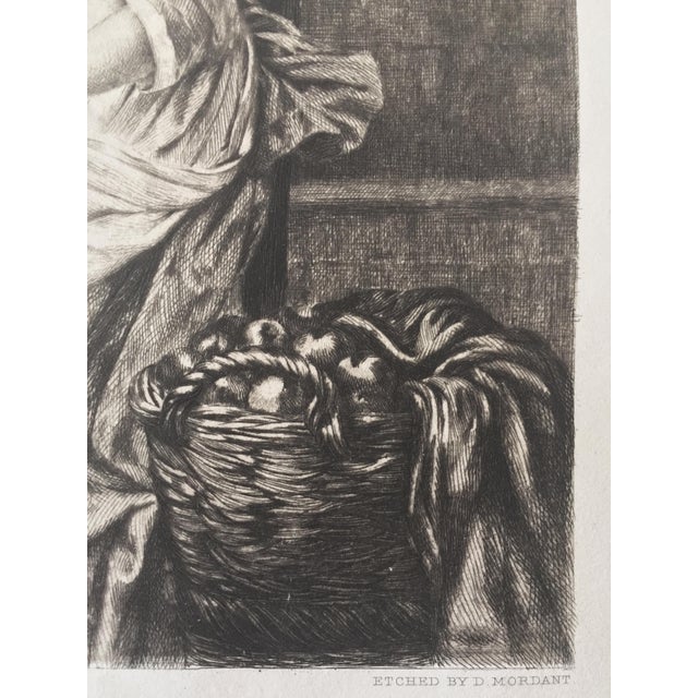 The Apple Seller Etching, 1885 Chairish
