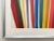 Metal Morris Louis Vintage 1969 Mid Century Modernist Framed Abstract Expressionist Fine Art Lithograph Print " While " 1960 For Sale - Image 7 of 13