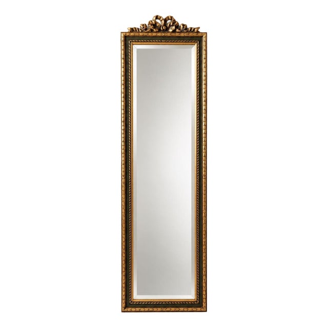 Vintage Belgian Gold Full-Length Mirror, 1970s For Sale
