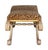 18th C Style Rococo Giltwood & Leopard Velvet X Bench Footstool Ottoman For Sale - Image 4 of 5