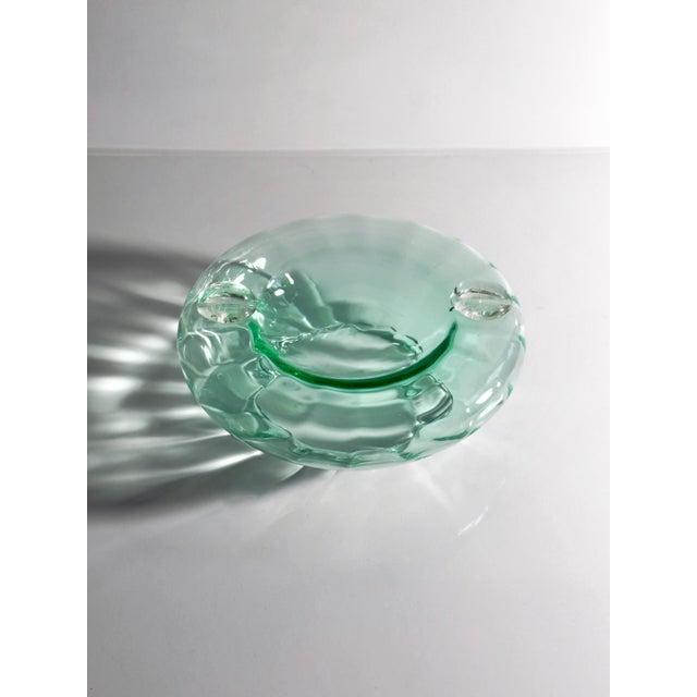 Mouth Blown Murano Ashtray, 1950s, in Flawless conditions. Designed 1950 to 1959