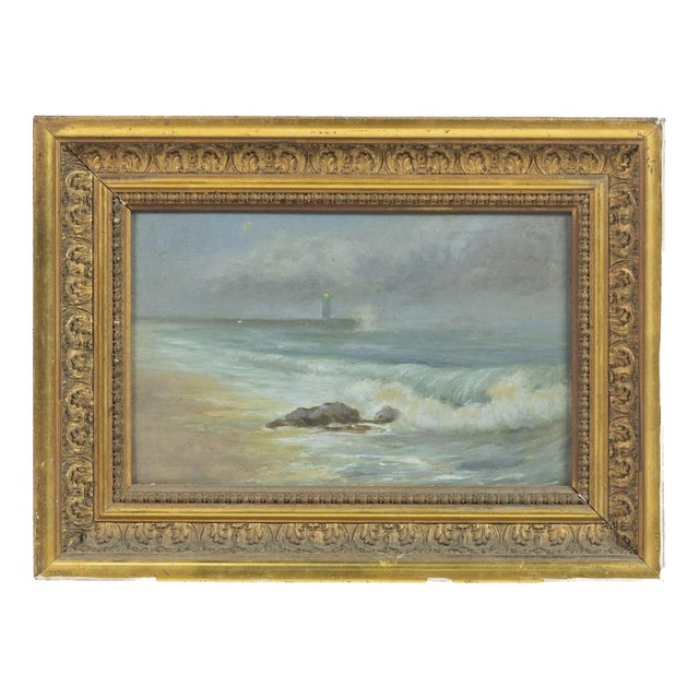 Marine, 20th Century, Oil Painting, Framed For Sale