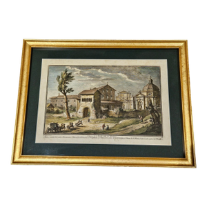 Mid 20th Century Framed Italian Print