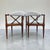 Textile Pair of 1965 Tomlinson "Sophisticate" X-Back Armchairs For Sale - Image 7 of 12