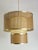 Vintage Italian Rattan Chandelier, 1970s For Sale - Image 4 of 9